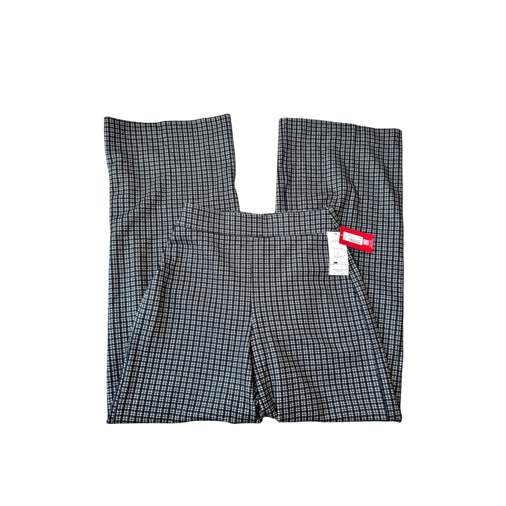 SPANX Ponte Wide Leg Jacquard Houndstooth Pants Size XS NWT